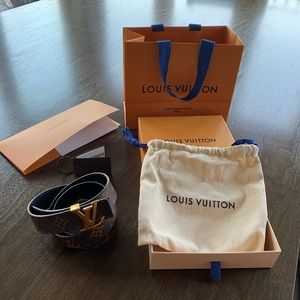 Louis Vuitton LV initiales reversible belt 30mm